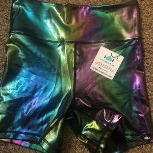 Wodbottom 5 inch shimmer shorts.